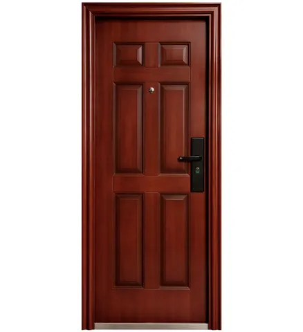 Puerta madera · Abre hacia afuera y tiene la manilla a la izquierda